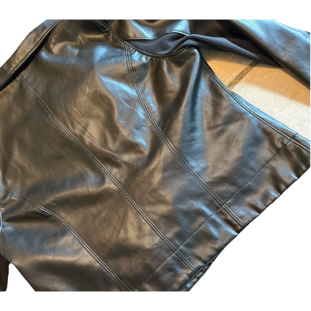 BLANK NYC Women's Black Moto Faux Leather Jacket Size M NWOT. *101 - Picture 13 of 16
